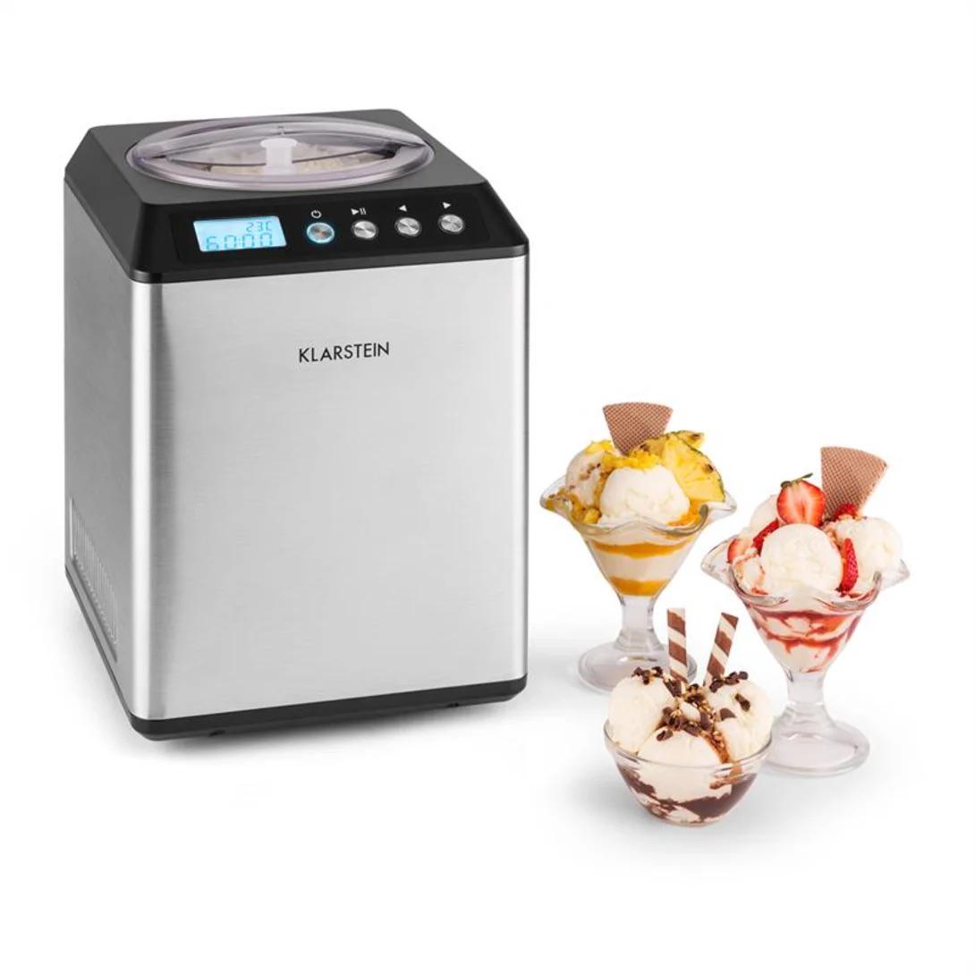 Машина для мороженого Klarstein Vanilly Sky Family Frozen Yoghurt из нержавеющей стали 250W 25 л