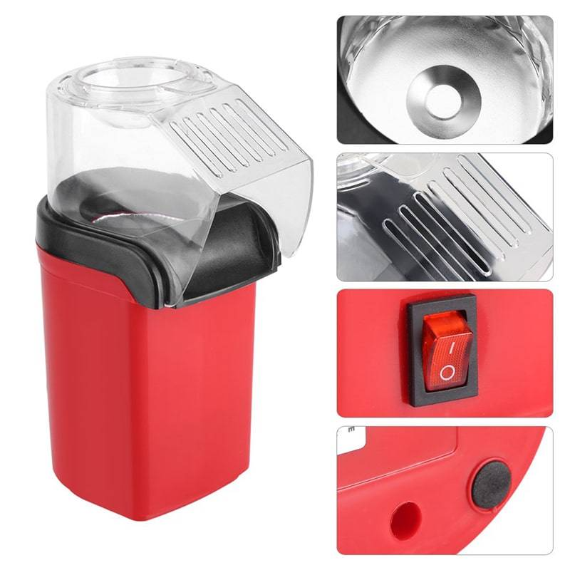 Домашня попкорниця електрична Mini-Joy PopCorn Maker Red - фото 5