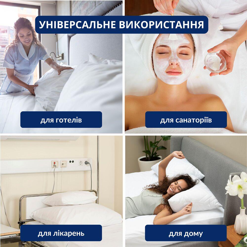 Чехол защитный на подушку IDEIA с молнией стеганный 2 шт. 50x70 см Белый (25886) - фото 5 Чехол защитный на подушку IDEIA с молнией стеганный 2 шт. 50x70 см Белый (25886) - фото 5