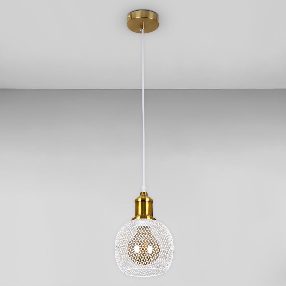 Люстра подвесная лофт Light House LS-18619F-1 BRZ/WH Бронзовый/Белый