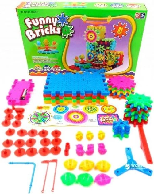 Конструктор детский Funny Bricks 81 дет. - фото 2 Конструктор детский Funny Bricks 81 дет. - фото 2