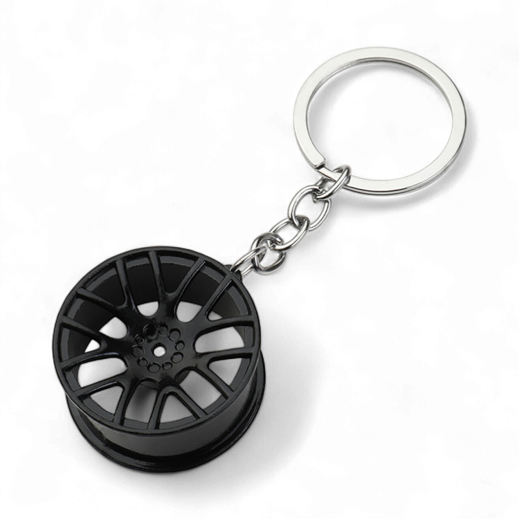 Брелок для ключів Автомобільний диск металевий Чорний (99_15_0_1С) - фото 1 Брелок для ключів Автомобільний диск металевий Чорний (99_15_0_1С) - фото 1