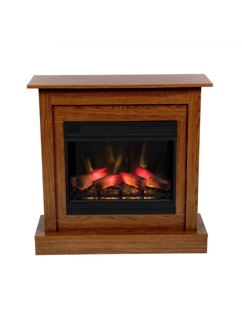 Биокамин декоративный AFLAMO VIGO с порталом со вставкой LED 60 3D Дуб (CNT00005271)