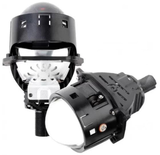 Линзы автомобильные светодиодные AMS LED A3 MAX 3.0 F/R