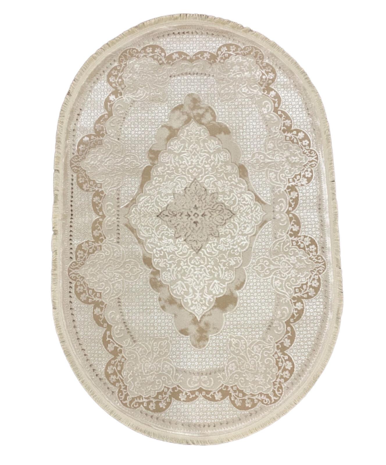 Ковер Peri 6445A 2х4 м White/Oval (5979-39)