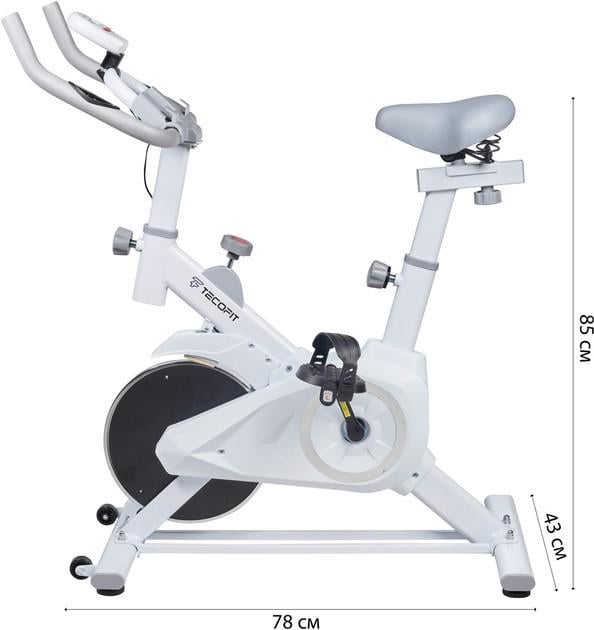 Велотренажер спинбайк TECOFIT Белый (JC-K103) - фото 3 Велотренажер спинбайк TECOFIT Белый (JC-K103) - фото 3