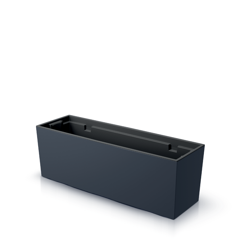Ящик балконный Prosperplast Urbi Case с вкладышем 80 см Антрацитовый (DUC800-S433) Ящик балконный Prosperplast Urbi Case с вкладышем 80 см Антрацитовый (DUC800-S433)