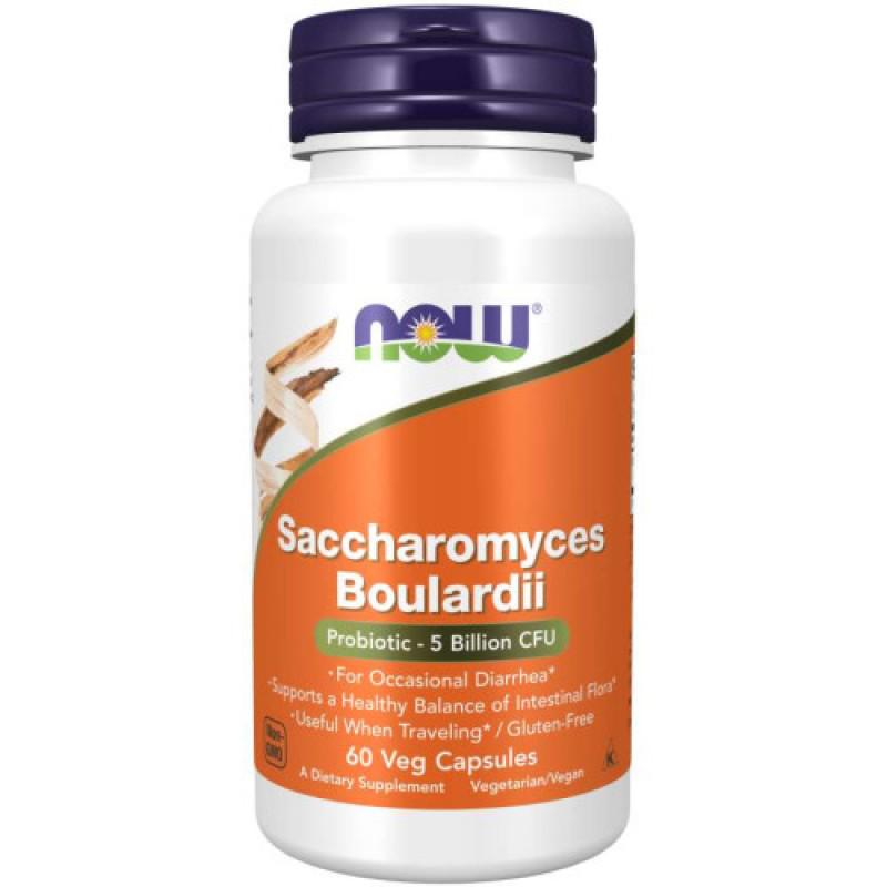 Пробиотик NOW Saccharomyces Boulardi 5 Billion CFU 60 капс.