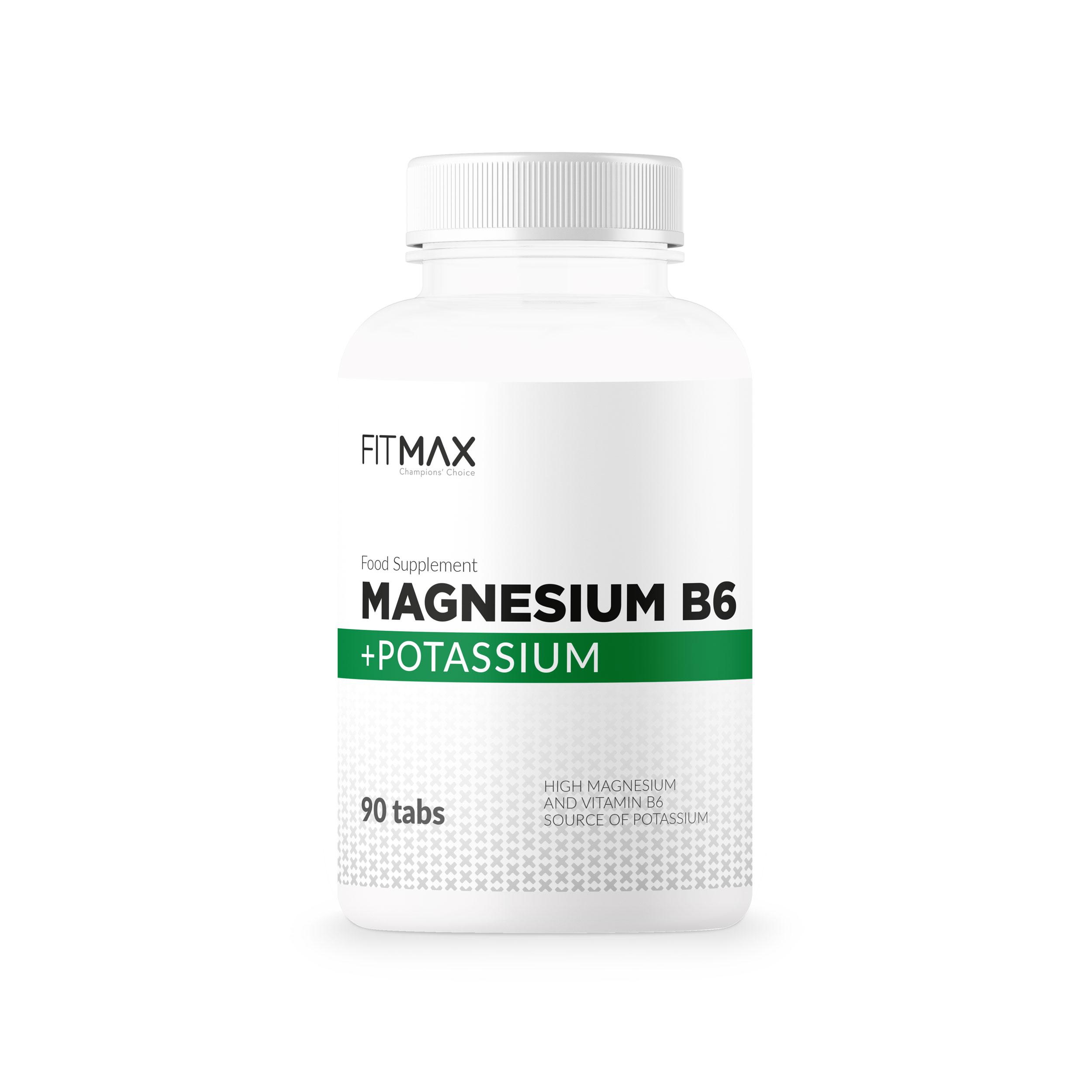 Витамин В6 магний и калий FitMax Magnesium B6 Potassium 90 таблеток