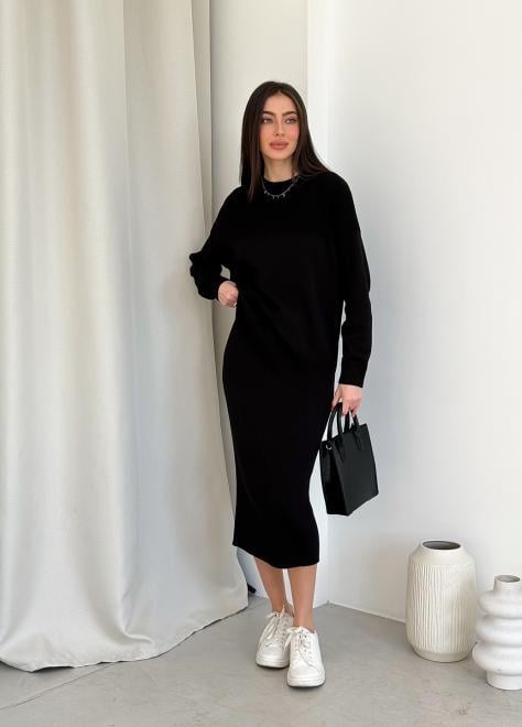 Спідниця в'язана Katrin S/M Чорний (33034) - фото 3 Спідниця в'язана Katrin S/M Чорний (33034) - фото 3