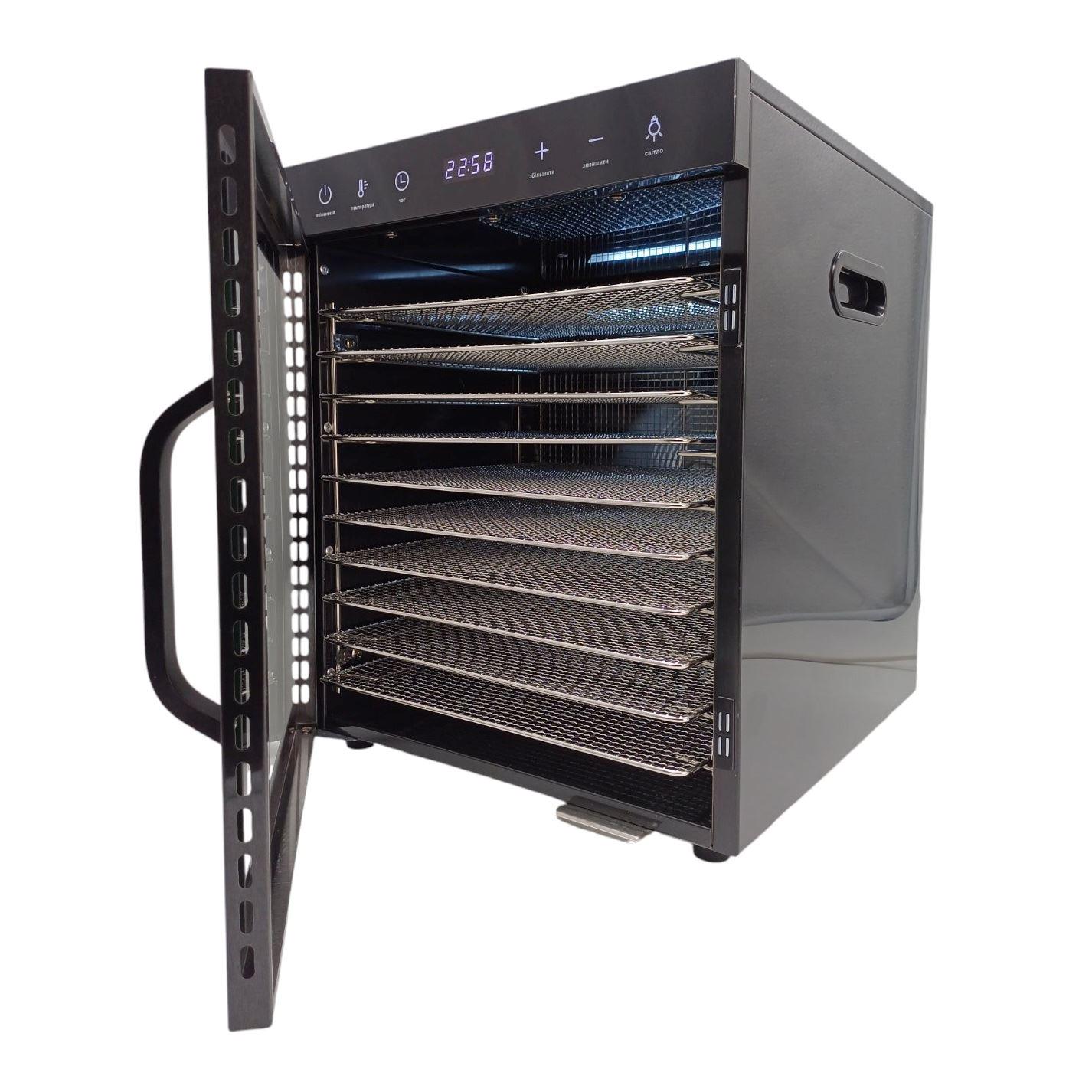 Дегидратор профессиональный Tekhniko DH-08H-BK 8 лотков (23637317) - фото 5 Дегидратор профессиональный Tekhniko DH-08H-BK 8 лотков (23637317) - фото 5