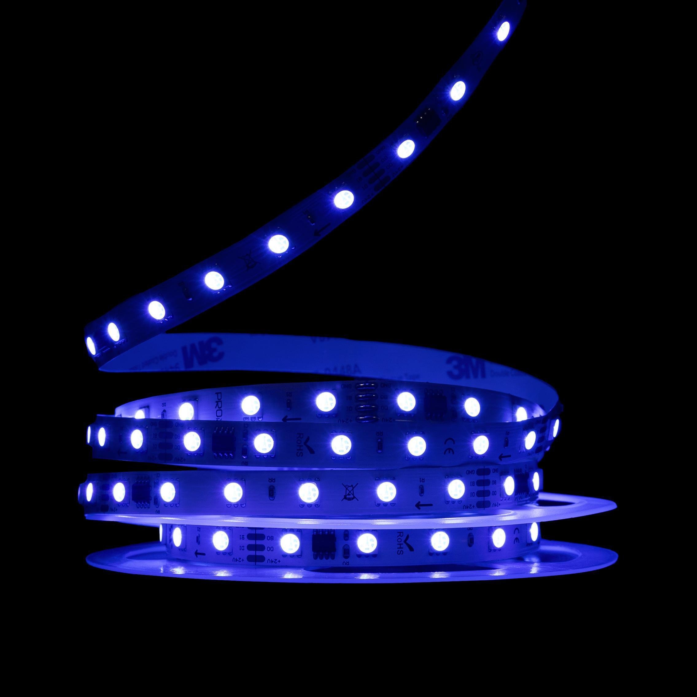 Светодиодная лента Prolum 5050/60 IP20 Series-SMART RGB 24V Разноцветный (28522797) - фото 3 Светодиодная лента Prolum 5050/60 IP20 Series-SMART RGB 24V Разноцветный (28522797) - фото 3