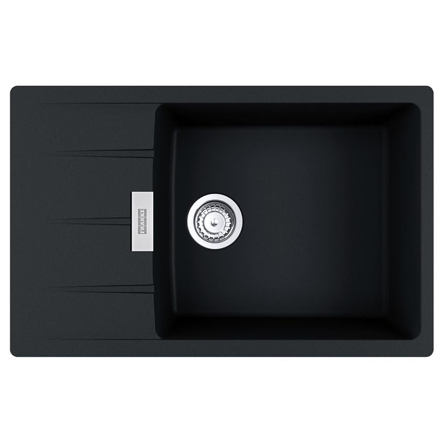 Мойка кухонная Franke 114.0701.819 гранитная прямоугольная 780x500 мм Черный (205621)