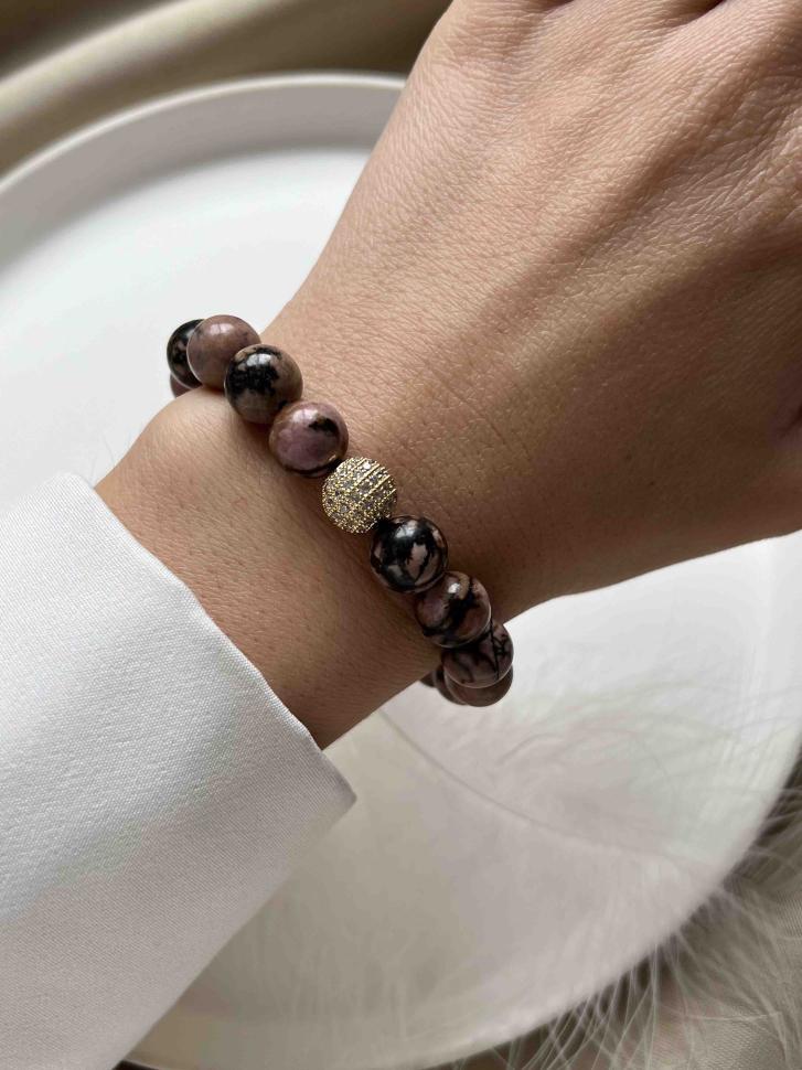 Браслет из родонита (5067) Браслет из родонита (5067)