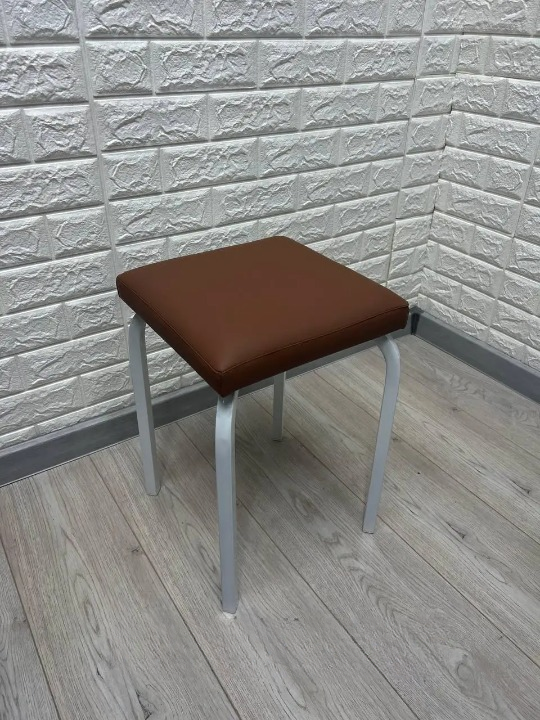 Табурет кухонний Tutty 30х30х45 см Коричневий/Сірий (28374035)