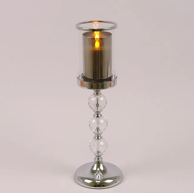 Підсвічник металевий Flora 42,5 см (37818) - фото 2 Підсвічник металевий Flora 42,5 см (37818) - фото 2