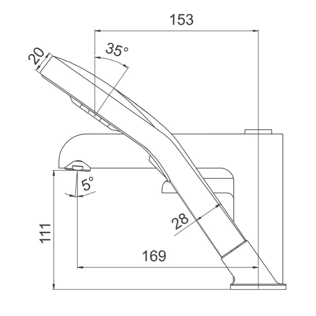 Змішувач для ванни на борт Gappo G1103-8 Білий/Хром (SQ-1044861) - фото 6 Змішувач для ванни на борт Gappo G1103-8 Білий/Хром (SQ-1044861) - фото 6