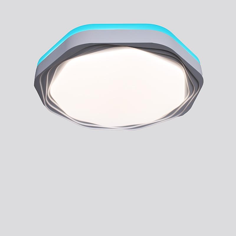 Люстра потолочная LED Light House SRS-16135- 2х24W Белый/Серый