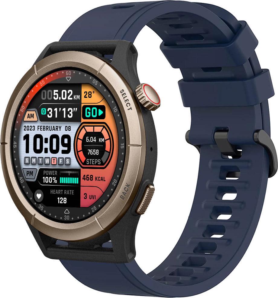 Ремешок Convex для Amazfit Cheetah Round/Cheetah Pro Dark Blue (38464-5D) Ремешок Convex для Amazfit Cheetah Round/Cheetah Pro Dark Blue (38464-5D)