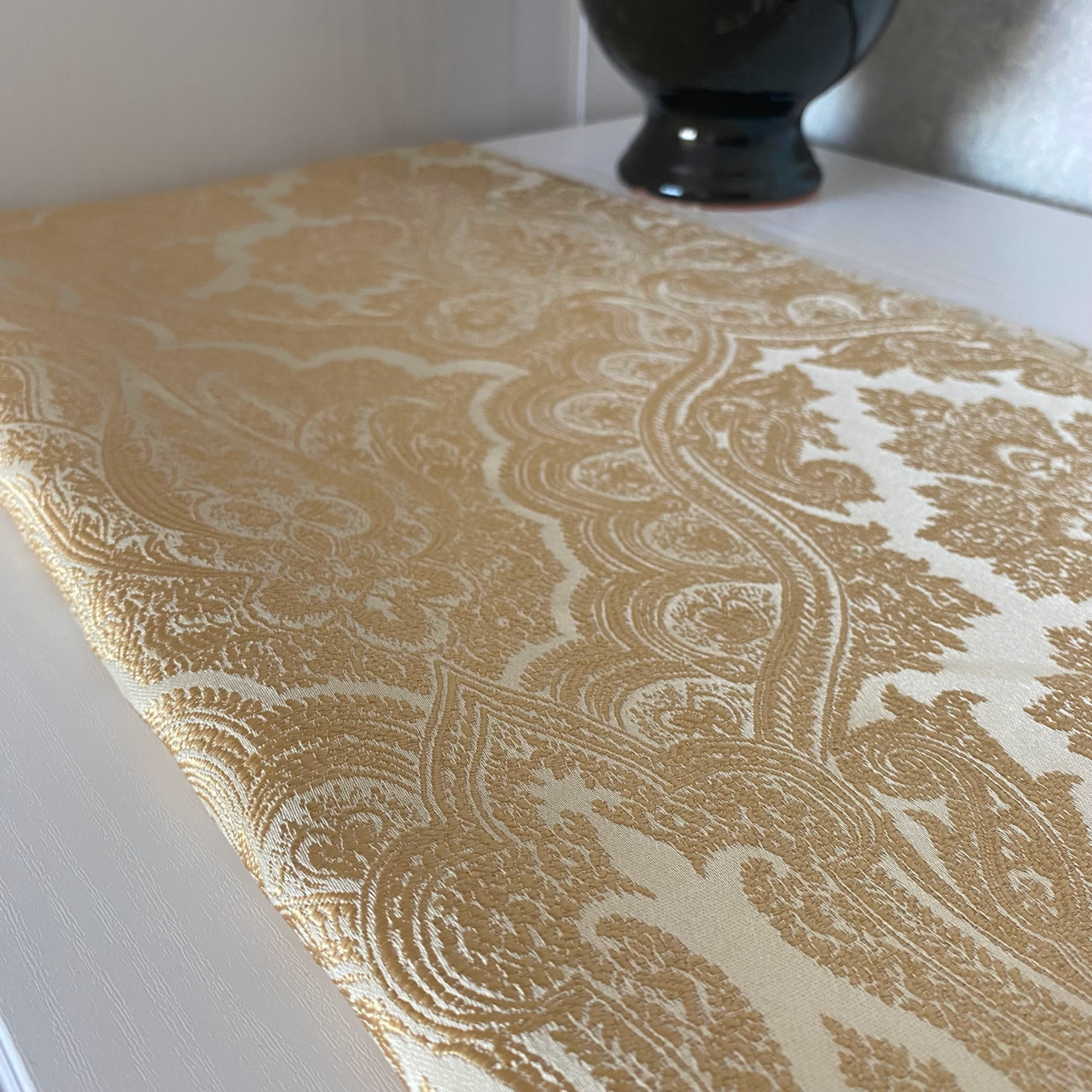 Тканина жакард Mebellini Валенсія 145 см Бежевий (MTEP2000-002) - фото 9