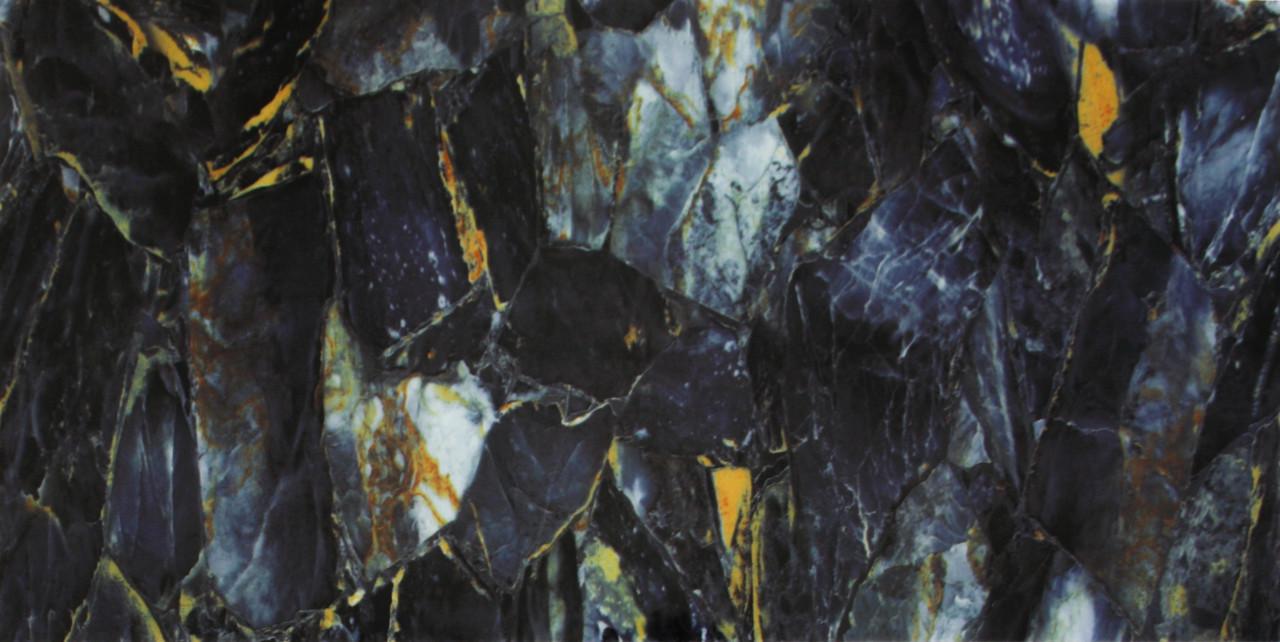 Панель самоклеюча глянцева РЕТ під колір структури 600х300х2,5 мм Пастельний глибокий платиновий сірий (VN3-143)