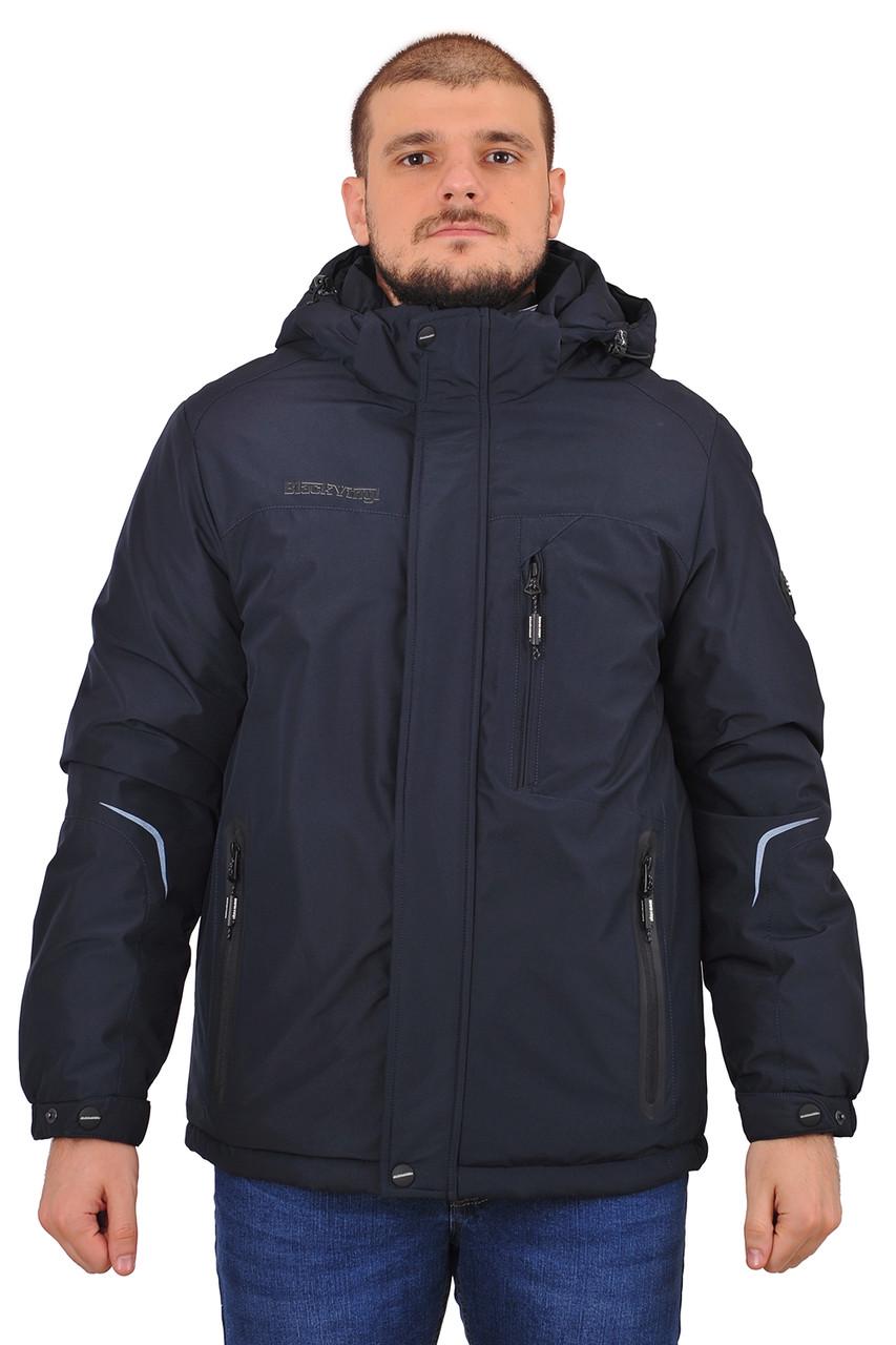 Куртка зимова чоловіча Black Vinyl 22-BC22-2089L Темно-синій (22-BC22-2089L_35_64) - фото 2