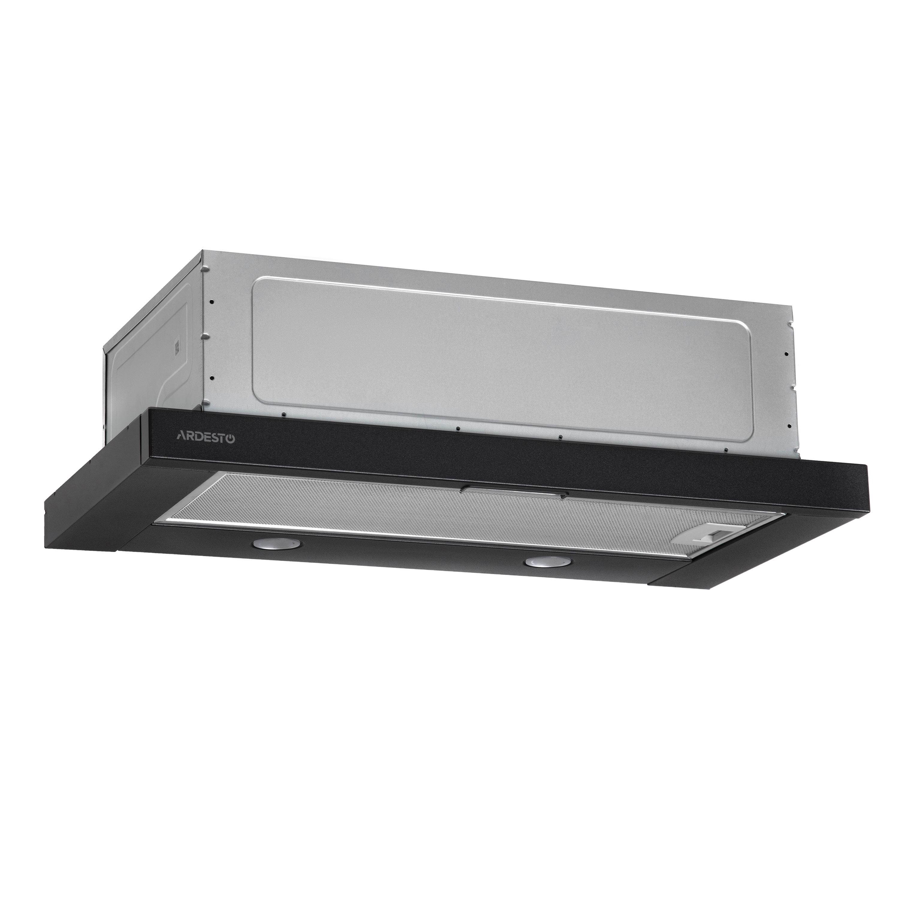 Вытяжка телескопическая встраиваемая Ardesto HT-F700MBL 90 Вт 450 м³/ч Черный (30835926)