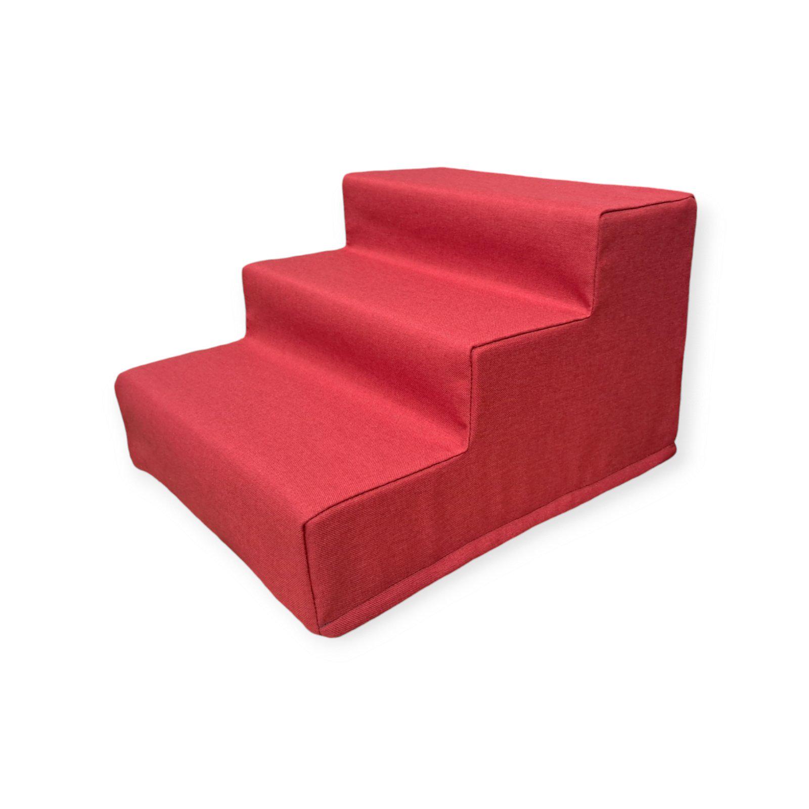 Ступени для животных ткань мебельная 36х25х40 см Красный (22059387) - фото 2 Ступени для животных ткань мебельная 36х25х40 см Красный (22059387) - фото 2