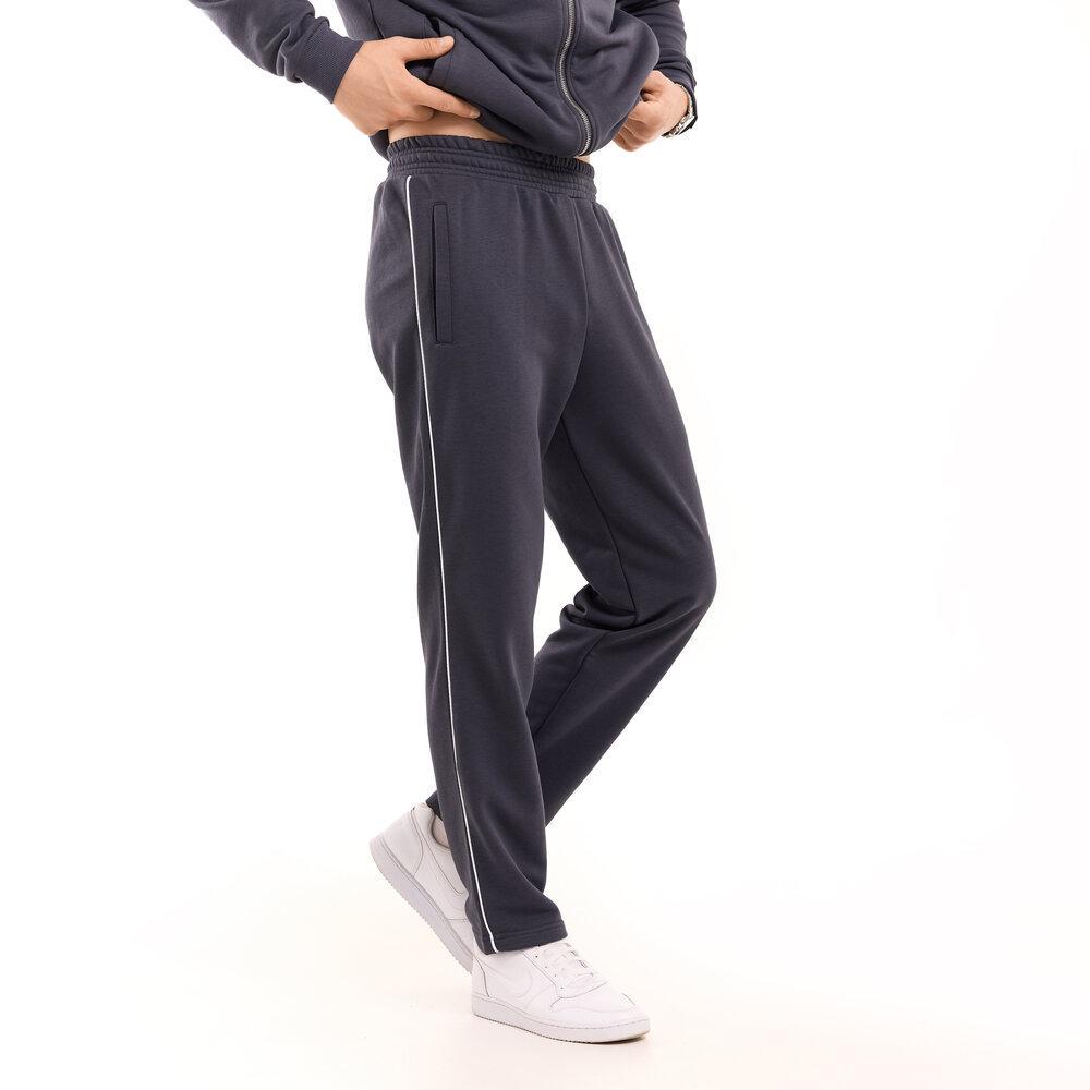 Спортивний костюм чоловічий Brume щільний на блискавці 3XL Темно-сірий (26486/1/6) - фото 4 Спортивний костюм чоловічий Brume щільний на блискавці 3XL Темно-сірий (26486/1/6) - фото 4