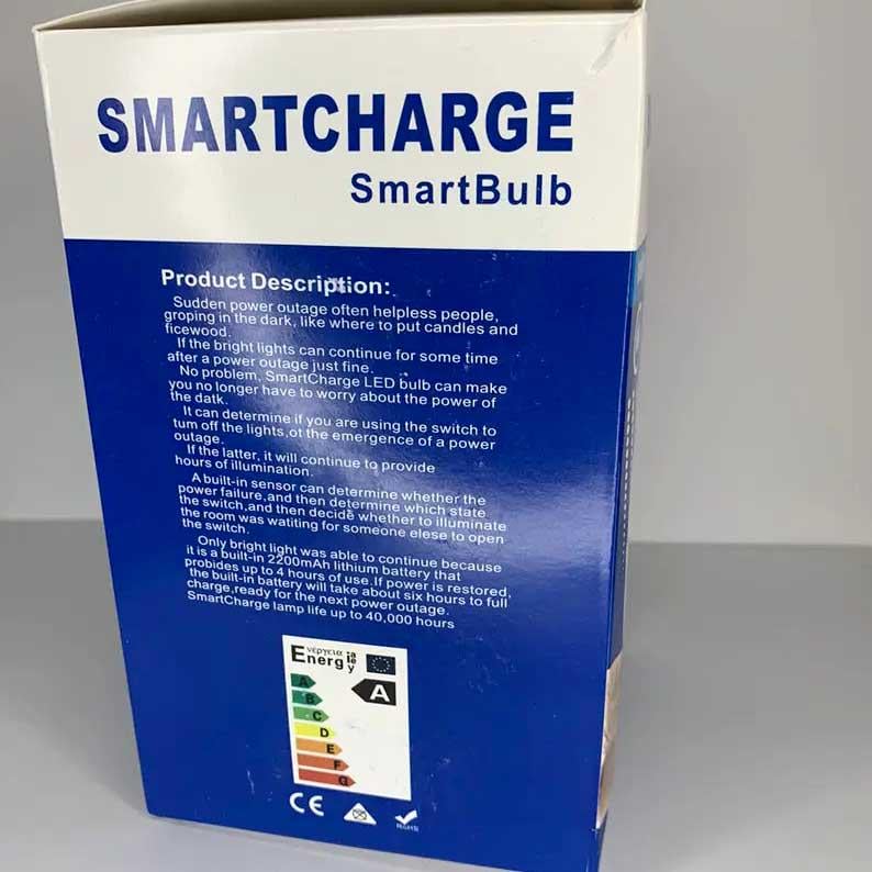 Лампа світлодіодна Smart Charge Smart Bulb з акумулятором 15W E27 6500К - фото 5