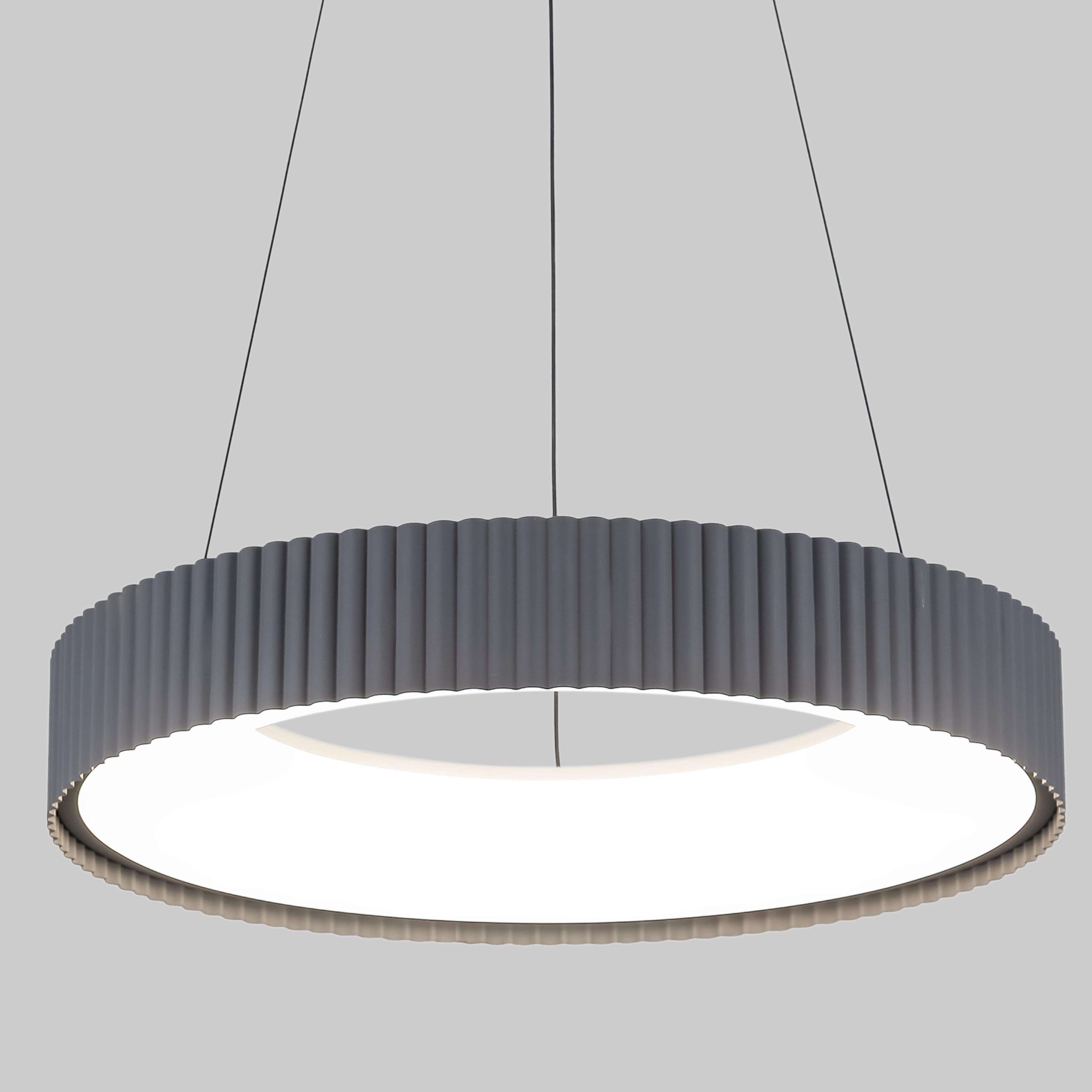 Люстра подвесная Led 74W Серый (81-P3165 (500) GY)