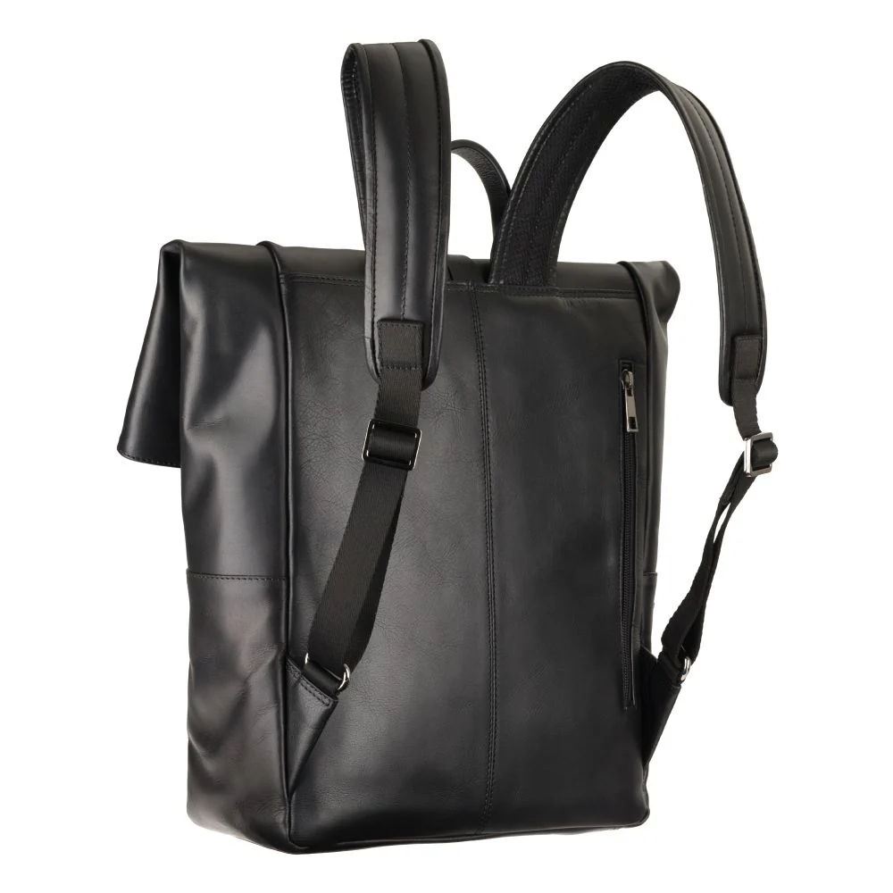 Городской рюкзак кожаный Visconti TC90 Transporter 14" Black - фото 5 Городской рюкзак кожаный Visconti TC90 Transporter 14" Black - фото 5