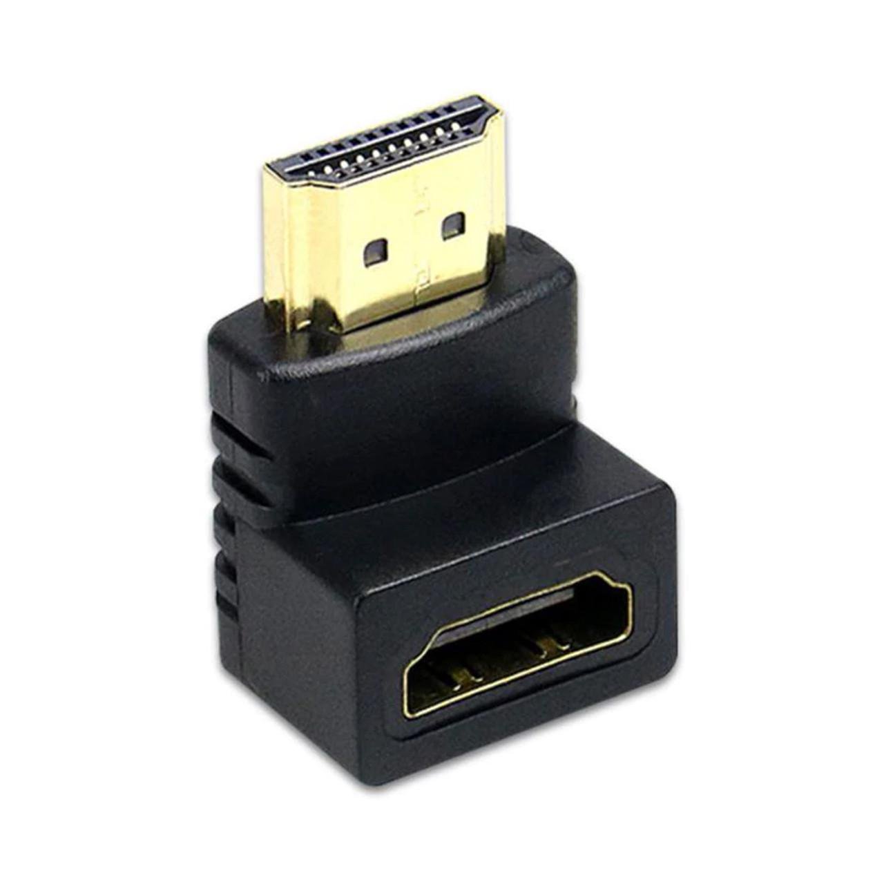 Перехідник Lesko HDMI-HDMI 90° кутовий для телевізора - фото 5