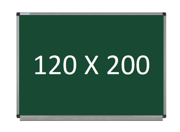 Доска магнитно-меловая UkrBoards в алюминиевой раме одноповерхностная школьная 120х200 см Зеленый (UB120x200G) - фото 2