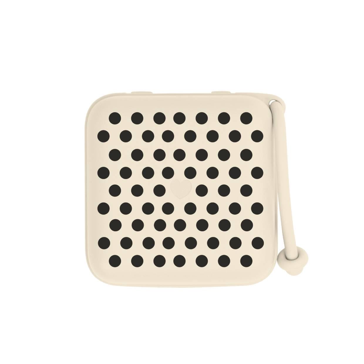 Контейнер для пустышек Bibs STUDIO Polka Ivory/Black