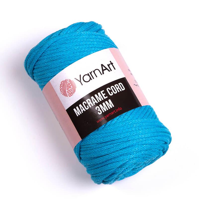 Пряжа YarnArt Macrame Cord 3mm 763 Голубой