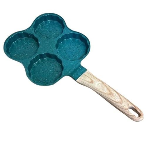 Сковорода для панкейків антипригарна порційна на 4 секції Зелений (VEN-1315-C6)