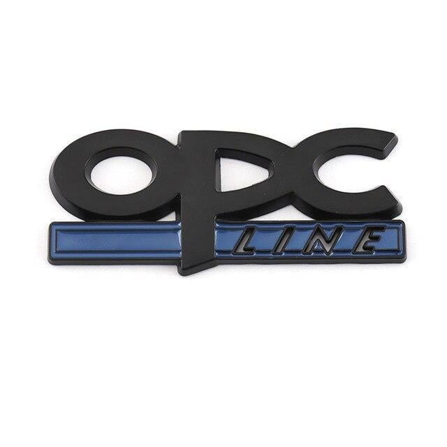 Эмблема OPC Line на крышку багажника Opel Черный матовый (1812836925)