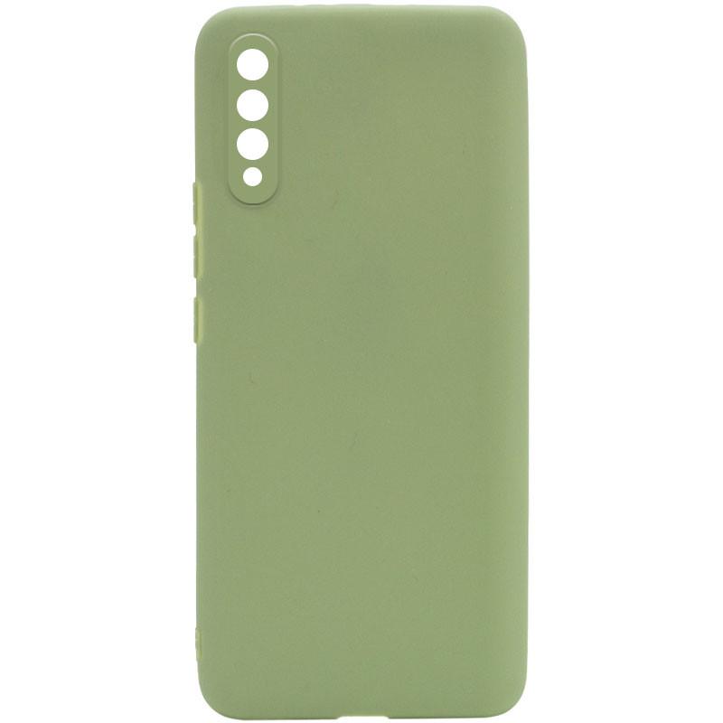 Противоударный силиконовый чехол Candy Full Camera для Samsung Galaxy A50 (A505F) / A50s / A30s Фисташковый