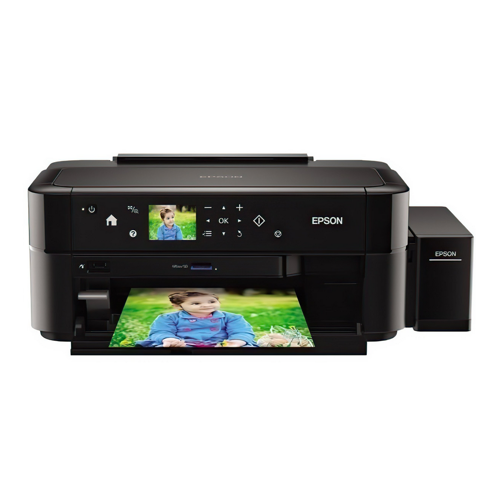 Принтер струйный для фото Epson L810 цветная печать встроенная СНПЧ (C11CE32402)