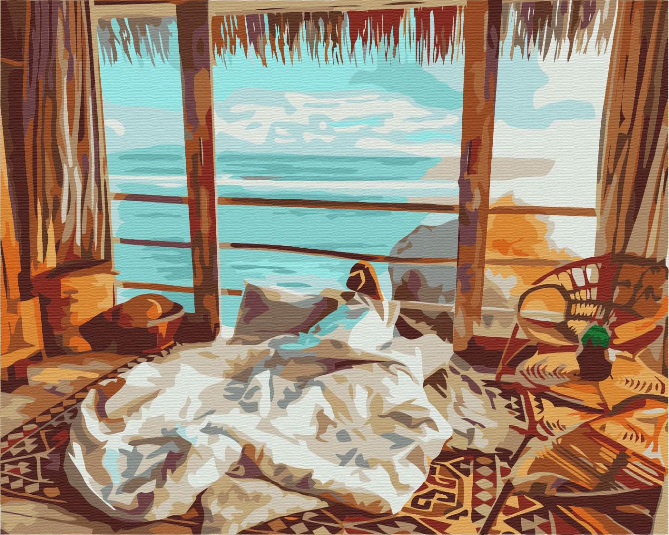 Картина за номерами Brushme Мальдівський затишок 40x50 см (BS52570)