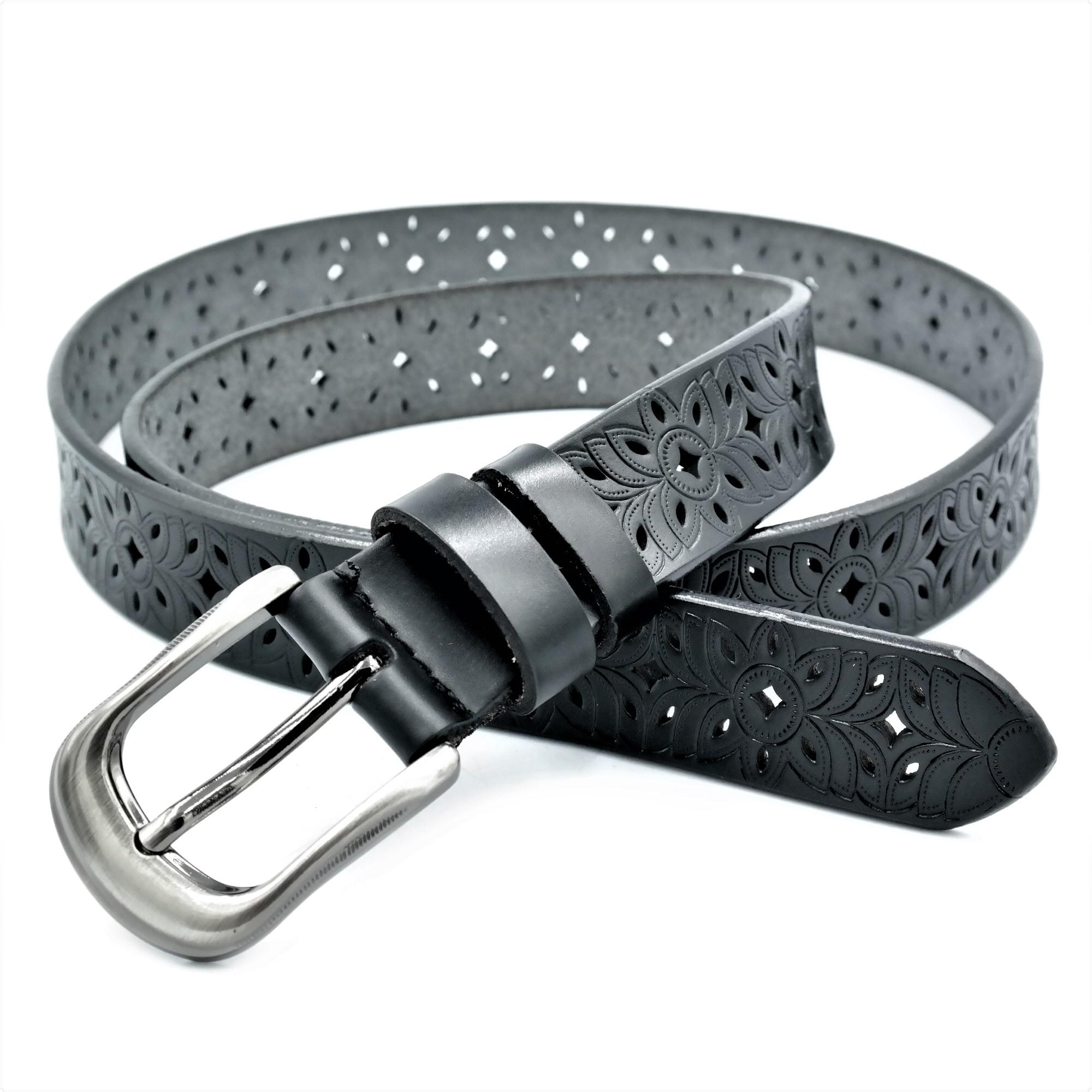 Женский кожаный ремень Weatro Черный (nwzh-30k-0075 )