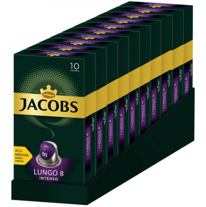 Набор из кофе Nespresso Jacobs Lungo Intenso в капсулах 10 уп. (35370671)