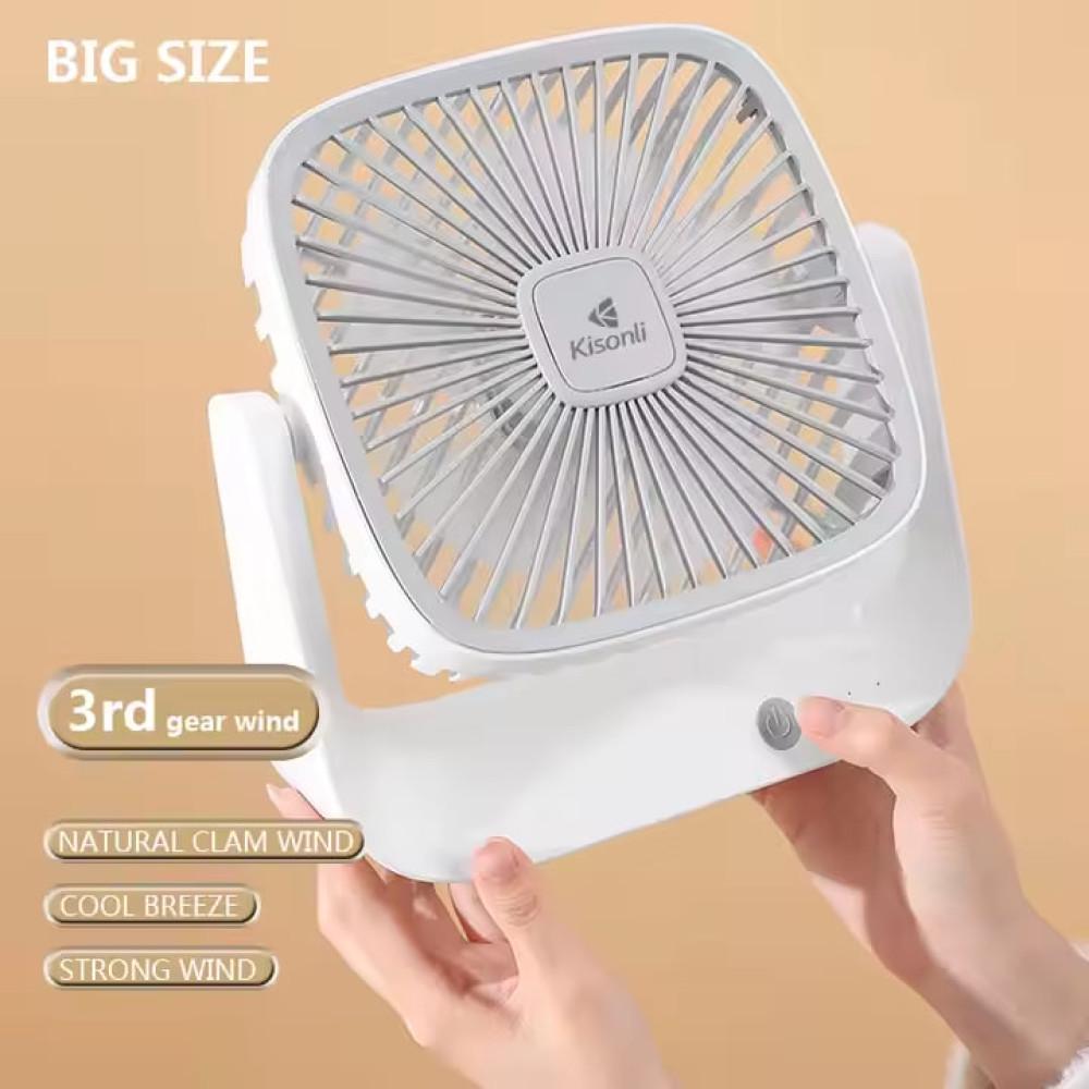 Вентилятор Kisonli F102 настольный 1200 mAh 22 см (F102) - фото 9