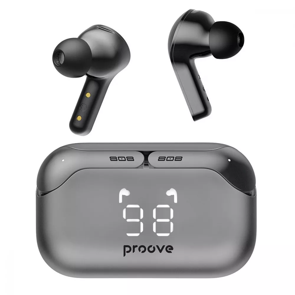 Наушники беспроводные Proove 808 Power TWS Gray (TW8800010002)
