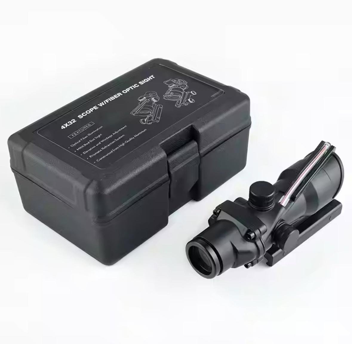 Оптический прицел SFU 4x32 ACOG Weaver/Picatinny автономной подсветкой (sfu-opt-0002) - фото 3 Оптический прицел SFU 4x32 ACOG Weaver/Picatinny автономной подсветкой (sfu-opt-0002) - фото 3