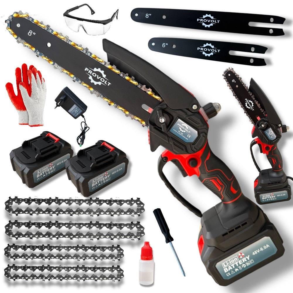 Пила ланцюгова міні акумуляторна ProVolt PV-100 в кейсі (27352525) - фото 5 Пила ланцюгова міні акумуляторна ProVolt PV-100 в кейсі (27352525) - фото 5
