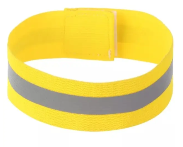 Светоотражающий браслет 4x35 см Желтый (31050/8)