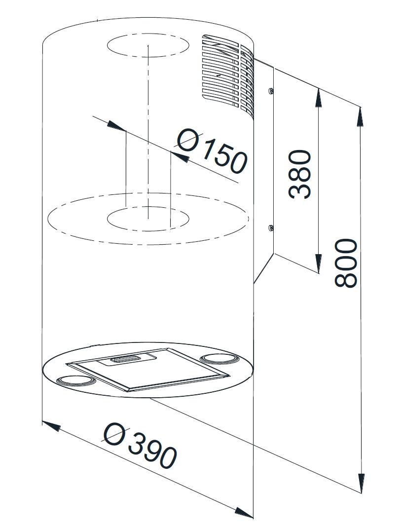 Вытяжка Gunter&Hauer Margarette Wall Gold (2607) - фото 17 Вытяжка Gunter&Hauer Margarette Wall Gold (2607) - фото 17