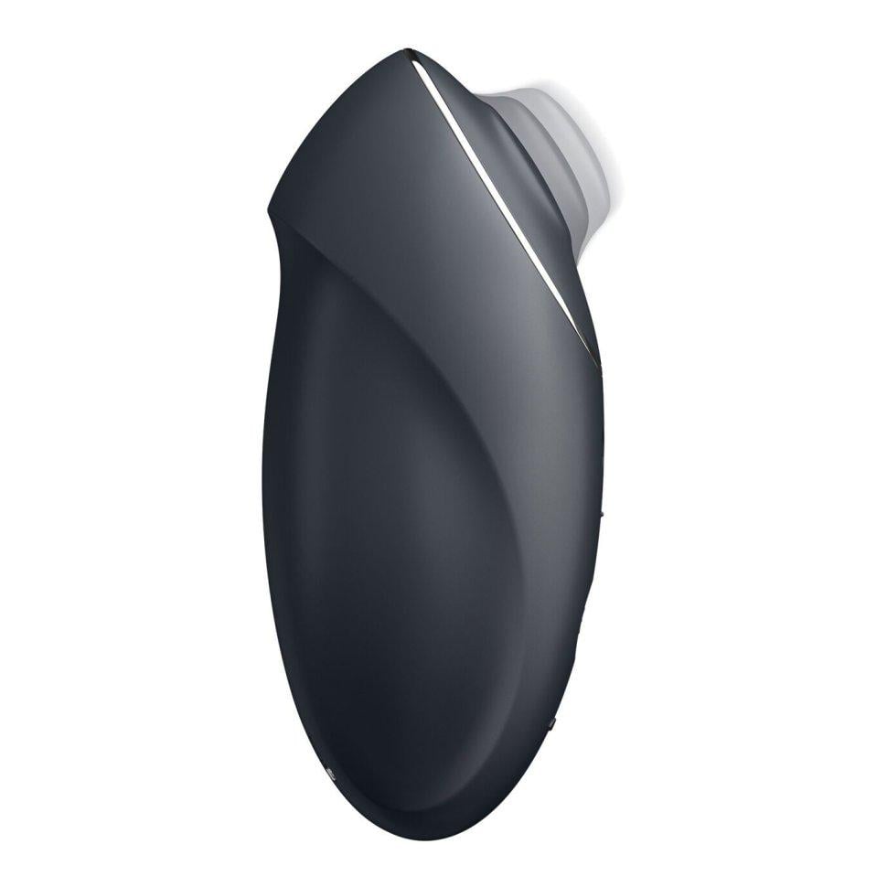 Вибростимулятор-пульсатор Satisfyer Tap&Climax 1 Grey эффект постукивания пальцем 2 мотора (38025422)